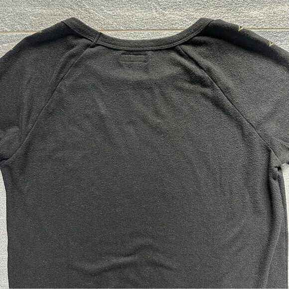 EUC Michael Lauren Long Sleeve Black w/ Gold Stars Pullover Crewneck Sweater S - Picture 8 of 13